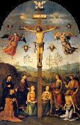 Pietro Perugino Crucifixion painting